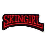 Embroided patch for skinhead girls