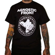 AGNOSTIC FRONT Tribute Boots T-shirt BLACK