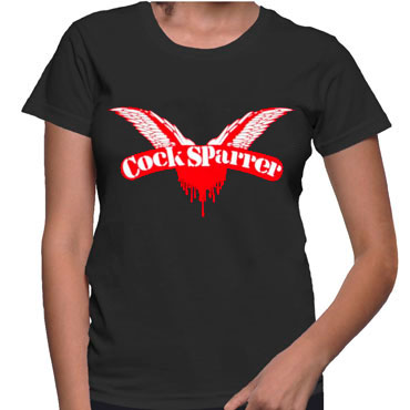 COCK SPARRER Logo T-shirt camiseta de chica