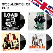Pic SPECIAL BRITISH OI! PACK (LOAD, CRIMINAL CLASS, TOKYO RANKERS, ANOTHER MANS POISON) on Vinyl 