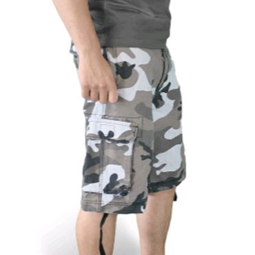 SURPLUS Vintage shorts Urban Washed Camouflage 1