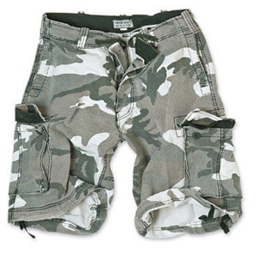 SURPLUS Vintage shorts Urban Washed / Pantalon corto camuflaje claro Ropa Militar