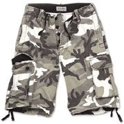 SURPLUS Vintage shorts Urban Washed / Pantalon corto camuflaje claro Ropa  Militar