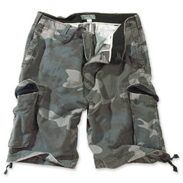 SURPLUS Vintage shorts Nightcamo Washed / Pantalones cortos camuflaje Ropa Militar