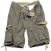 SURPLUS Vintage shorts Olive Washed / Pantalones cortos Oliva Ropa Militar