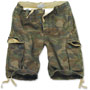 SURPLUS Vintage Shorts Woodland Washed / Pantalon corto Camuflaje Ropa Militar 3