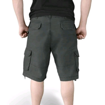 SURPLUS Vintage shorts Black / Pantalones cortos ropa militar 2