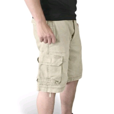 SURPLUS Vintage shorts Beige Washed / Pantalones cortos ropa militar 1