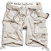 SURPLUS Division Shorts off-white