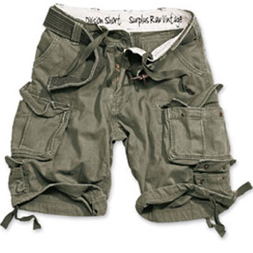SURPLUS Division Shorts olive washed