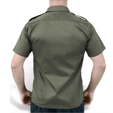 SURPLUS US shirt 1/2 olive / Camisa de manga corta oliva 2