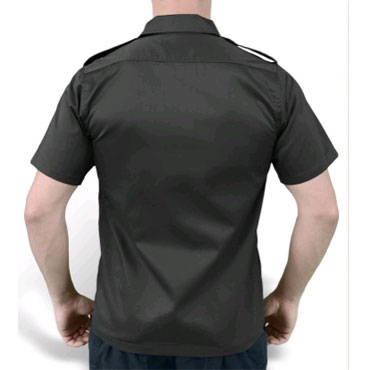 SURPLUS US shirt 1/2 black / Camisa de manga corta negra 2