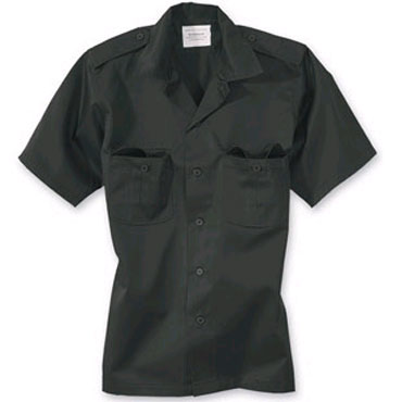 SURPLUS US shirt 1/2 black / Camisa de manga corta negra