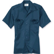 SURPLUS US shirt 1/2 navy / Camisa de manga corta azul marino