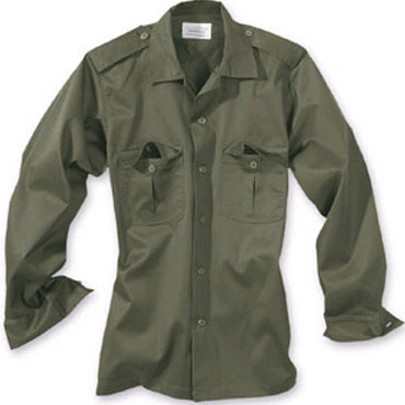 SURPLUS US shirt 1/1 olive / Camisa de manga larga oliva