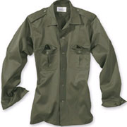 SURPLUS US shirt 1/1 olive / Camisa de manga larga oliva