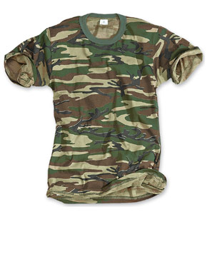 SURPLUS T-Shirt Basic woodland / Camiseta de camuflaje