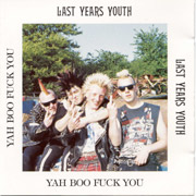 LAST YEARS YOUTH: Yahboo fuck you CD
