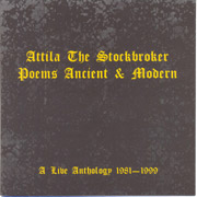 ATTILA THE STOCKBROKER: Poems ancient CD