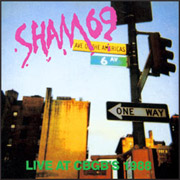 SHAM 69 Live at CBGB¦S CD