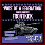 FRONTKICK/VOICE OF A GENERATION: Split EP VINILO ROJO - EDICION LIMITADA -