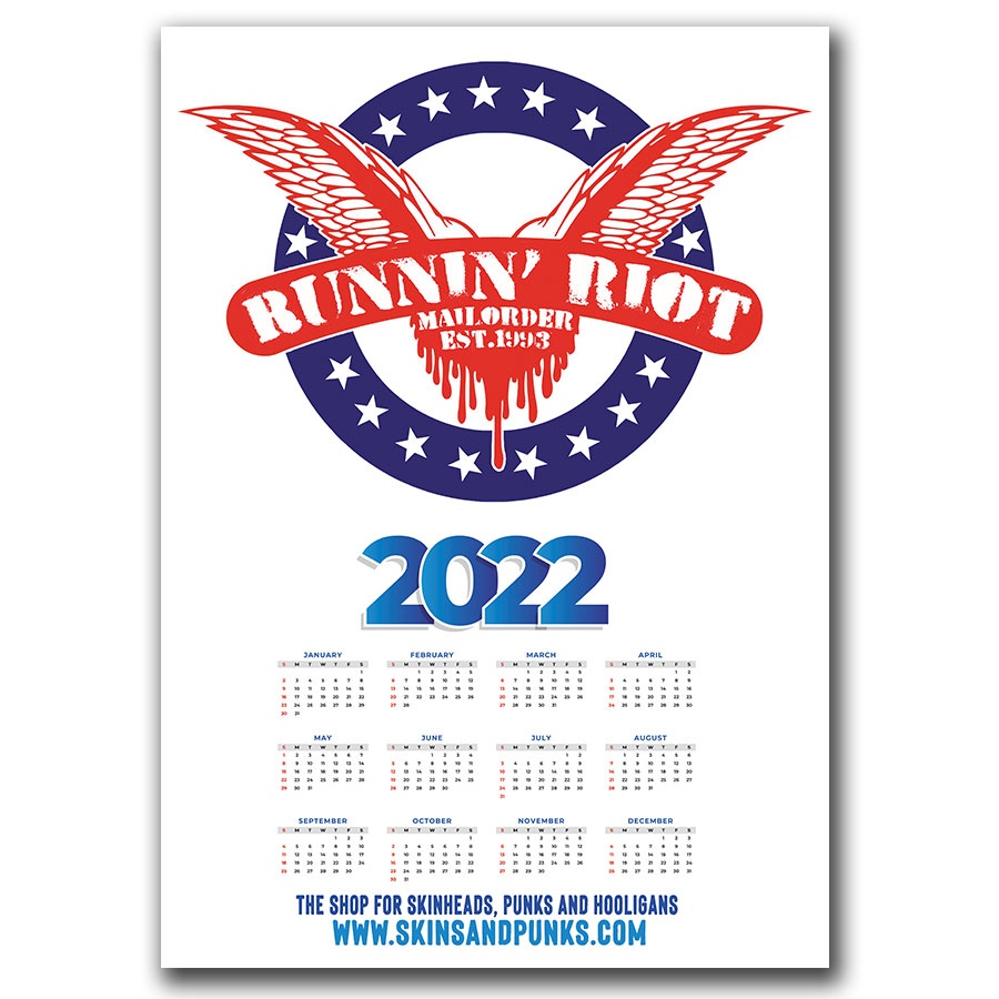 Runnin Riot Mailorder 2022 Calendario