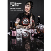 RUNNIN RIOT Maaike Beer Bottles A3 Poster