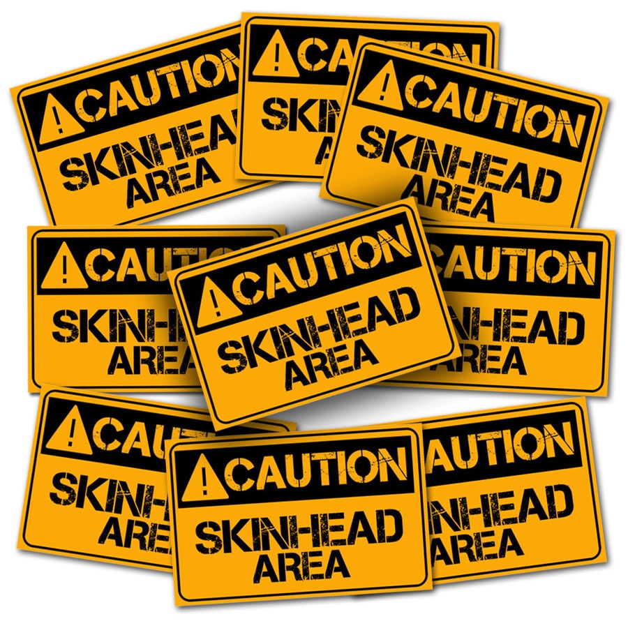CAUTION SKINHEAD AREA Pack