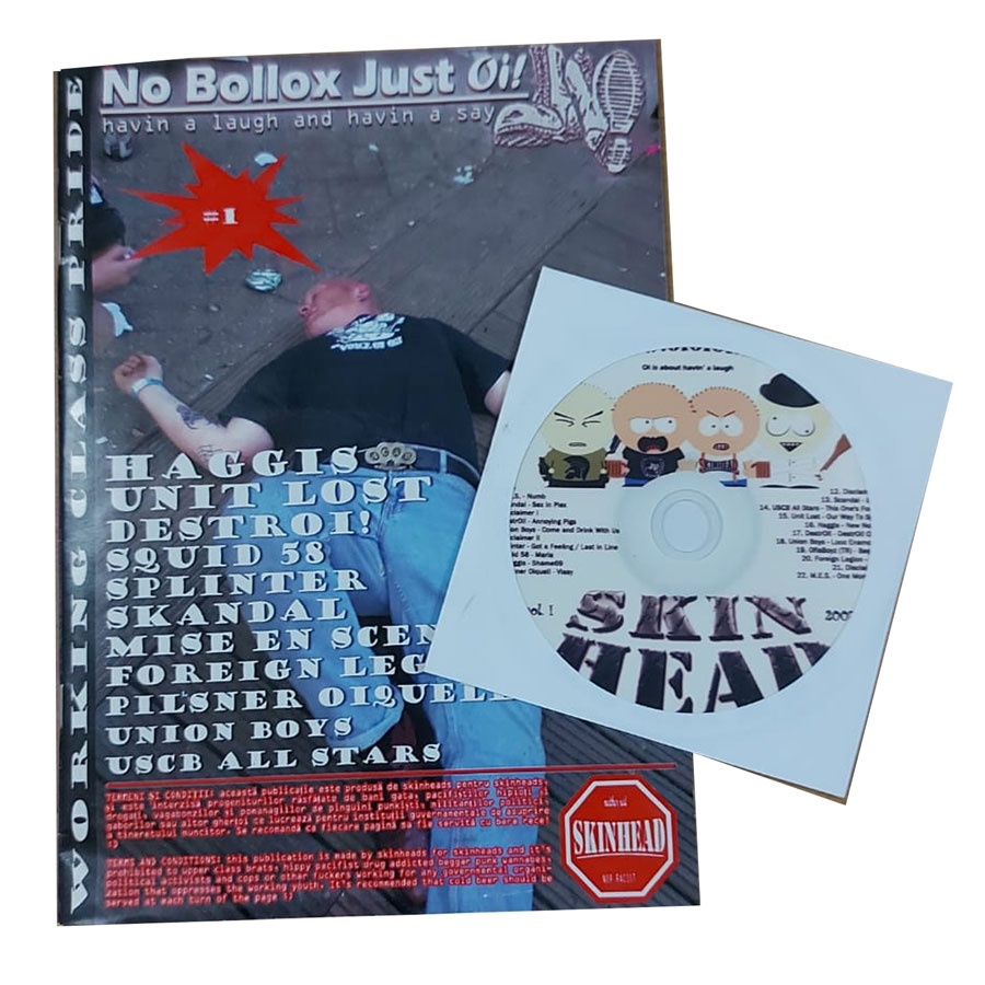 Picture for NO BOLLOX JUST OI! Zine nº1 + CD