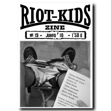 RIOT KIDS Skinzine nº19 (Vicious Rumours, Gonna Get Yours, Never Surrender...)