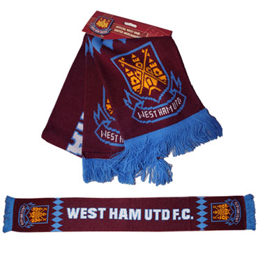 WEST HAM UNITED Scarf Official Merchandise