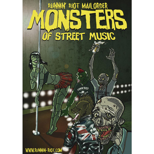 A2 Poster Monsters of Street Music RUNNIN RIOT 1