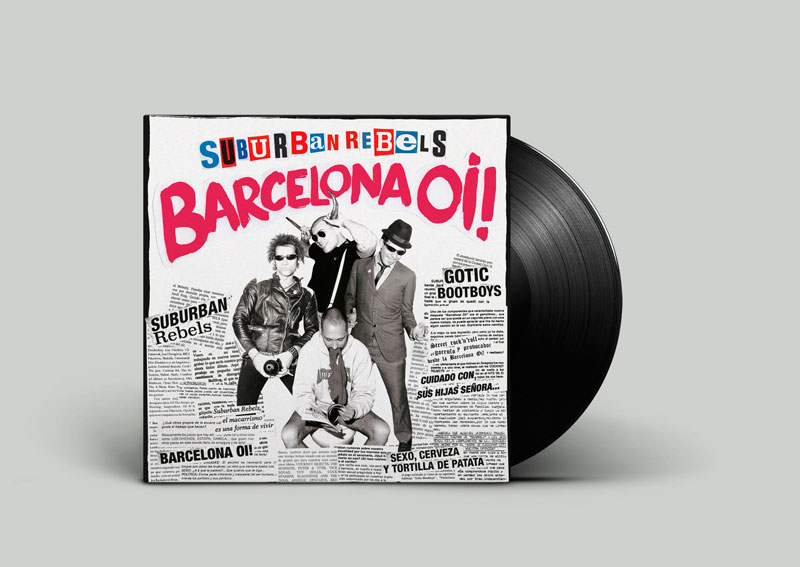 SUBURBAN REBELS Barcelona Oi! LP Vinilo Negro 2