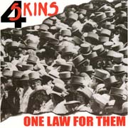 4 Skins One Law for Them portada del single
