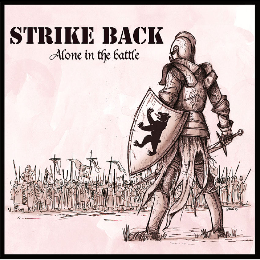 Portada para el disco STRIKE BACK Alone in the battle LP 1