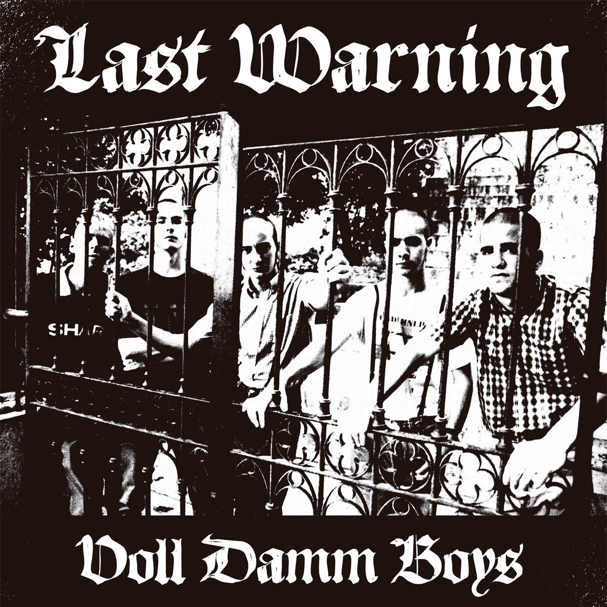 Limited edition to 265 copies on black of LAST WARNING Voll Damm Boys LP 1