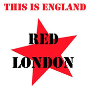 Diseño portada del disco RED LONDON This is England LP 