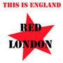 Diseño portada del disco RED LONDON This is England LP 1