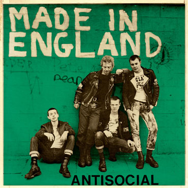 ANTISOCIAL Made in England green cover