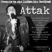 Cover artwork for ATTAK / SHIT SA Sonidos de una barcelona enferma LP