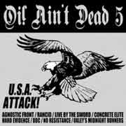 Cover artwork for V/A Oi! Ain't Dead Vol. 5 (USA Attack) LP