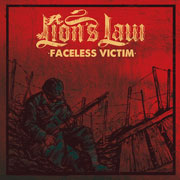 Red cover artwork LION'S LAW Faceless Victim EP 