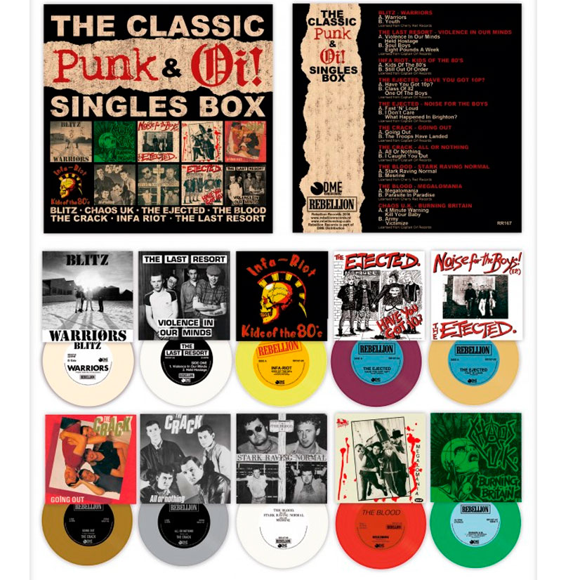 Portada de The Classic Punk & Oi! Singles Box 2