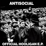 Very rare ANTISOCIAL Official Hooligan crowd and police cover