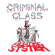 Original cover artwork for CRIMINAL CLASS Fighting the system red vinyl edition
