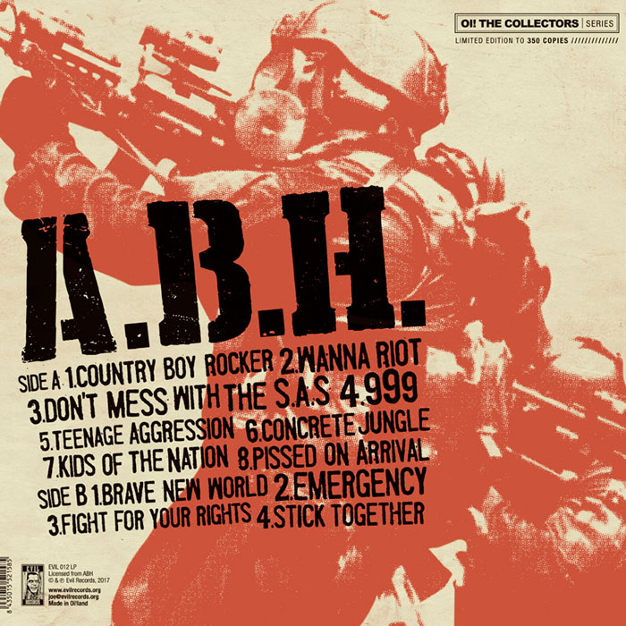 ABH The Oi! Collection LP artwork 2