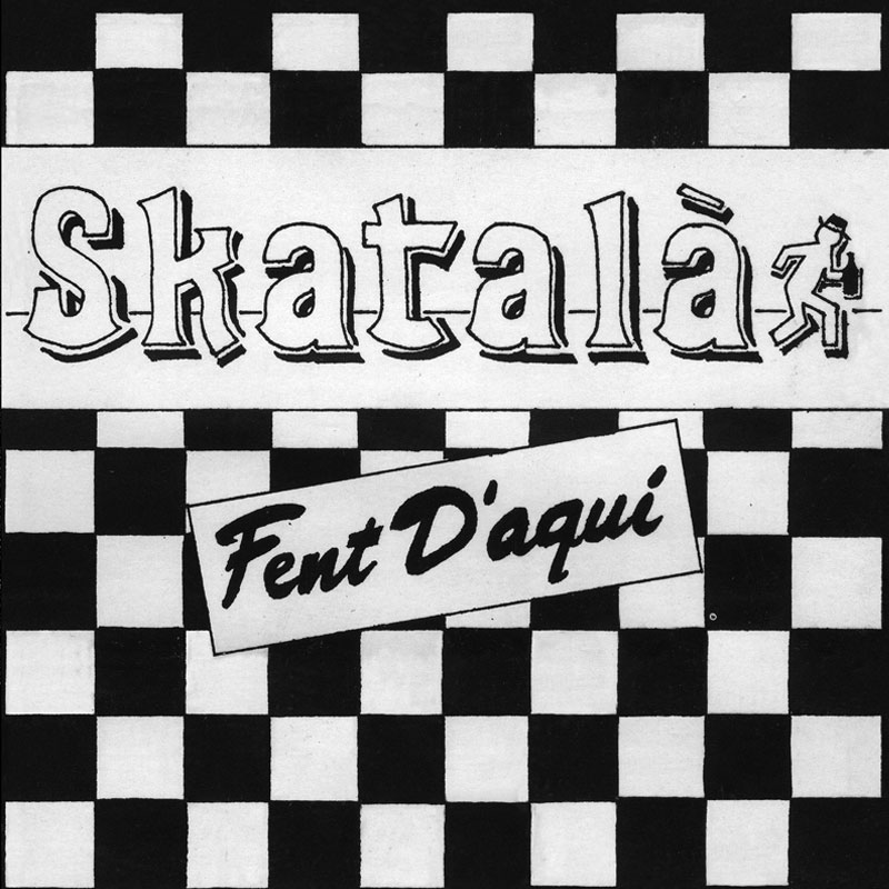 Cover artwork for SKATALA Fent d'aqui LP done by Txarly Brown 1