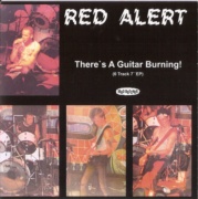 portada del EP RED ALERT There's a guitar burning 