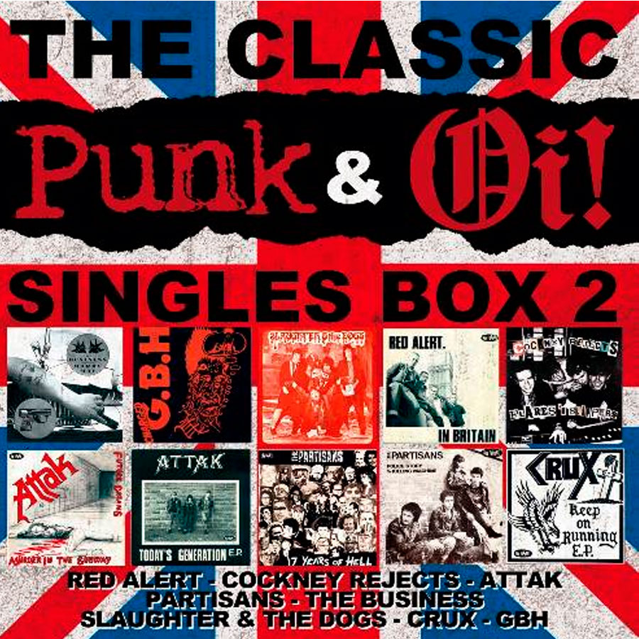 Cover artwork for V/A Punk & Oi! Singles Box collection Vol. 2 1