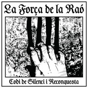 Cover for the black vinyl edition of CODI DE SILENCI / RECONQUESTA EP
